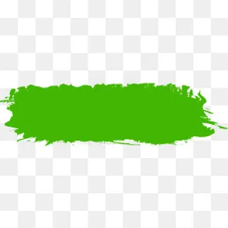 绿色不规则笔刷素材图,免抠元素
