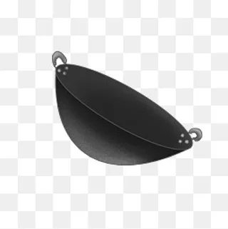 中式不粘炒锅老式大铁锅,免抠元素