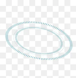 圆环科技线条科技风边框,免抠元素