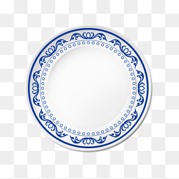 盘子实物吉祥装饰瓷盘青花瓷系列(2000*2000px)psd模版下载