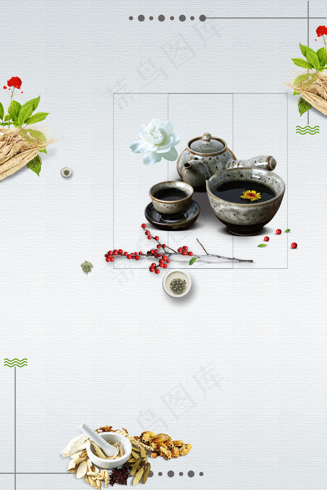中国风良药苦口中医海报背景素材背景图片素材