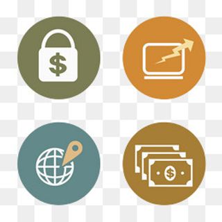 金融财经专栏图标,免抠元素