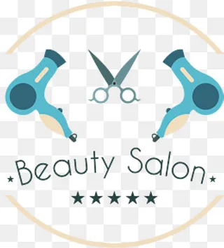 美发沙龙标识,免抠元素