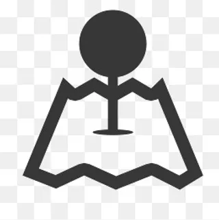 名片上的公司具体黑白剪影地址小,免抠元素