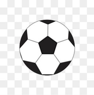 手绘矢量扁平世界杯足球,免抠元素