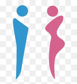男女简约图标设计矢量,免抠元素
