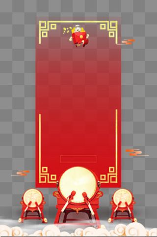 2019猪年新春元素,免抠元素