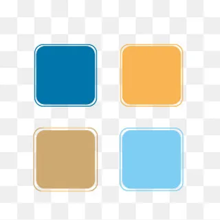 商务PPT不规则图形边框