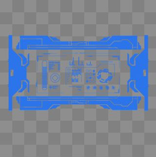 科技感PSD透明底,免抠元素