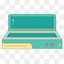 打开的立方体铅笔盒,免抠元素