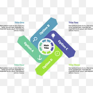 矢量手绘PPT标签