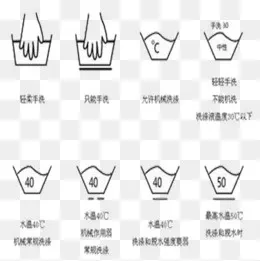 洗衣标志,免抠元素(500*500px)