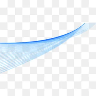 蓝色弧度线,免抠元素