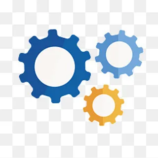 彩色齿轮分析,免抠元素