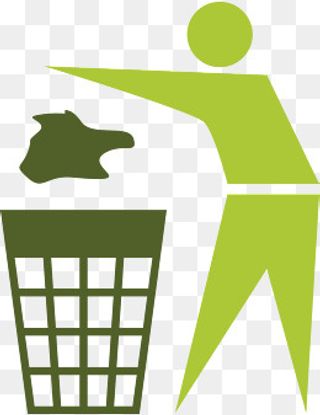 扔垃圾的图标素材图,免抠元素