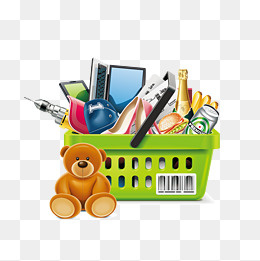 购物满满,免抠元素