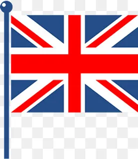 一面英国旗子矢量素材图 一面英国旗子矢量素材图
