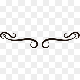 对称图形分界符,免抠元素