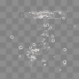 清新水中气泡元素,免抠元素(2000*2000px)psd模版下载