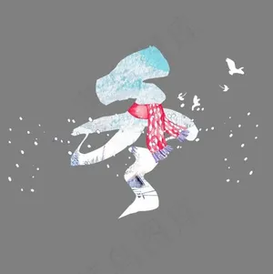 寒冷冬天里温暖的气息,免抠元素艺术字