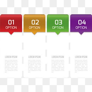 矢量数字分类信息图,免抠元素