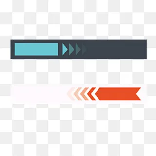 彩色进度条,免抠元素