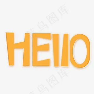 创意可爱hello