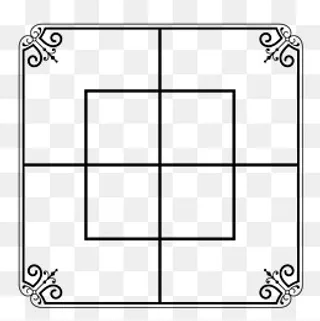 田字格边框,免抠元素