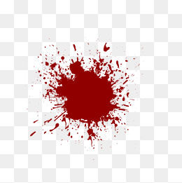 溅落状血液矢量图png,免抠元素