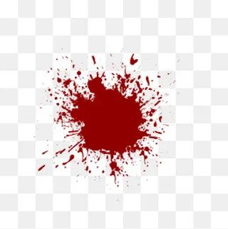 溅落状血液矢量图png,免抠元素