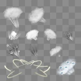 吸湿透气,免抠元素