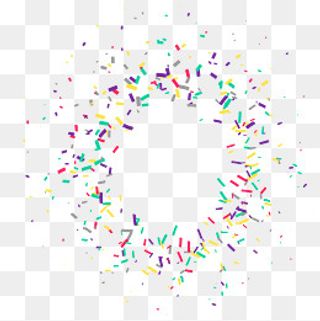 节日庆祝派对礼花丝带,免抠元素