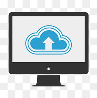 黑色电脑,免抠元素