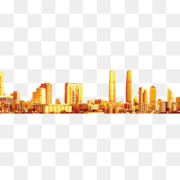 金色城市,免抠元素