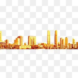 金色城市,免抠元素