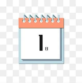 卡通日历矢量图下载