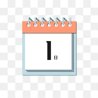 卡通日历矢量图下载