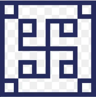 正方形图案边框素材,免抠元素