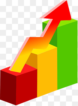 可爱立体价格走势矢量图,免抠元素
