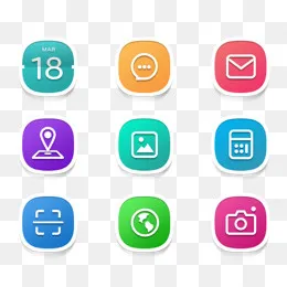 手机APP图标UI设计icon,免抠元素