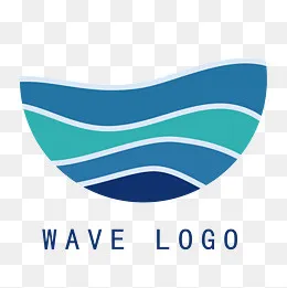 海浪元素标识logo设计(2000*2000px)ai矢量模版下载