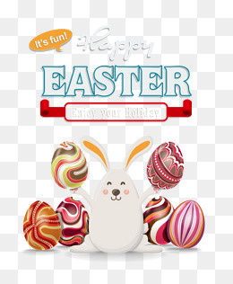 复活节鲜花彩蛋图片,免抠元素
