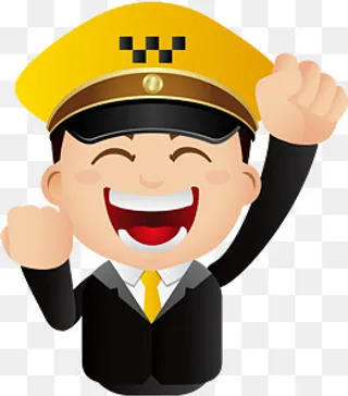 欢呼雀跃小民警,免抠元素