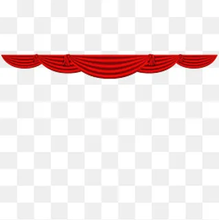 国庆红色飘逸幕布矢量免抠图,免抠元素