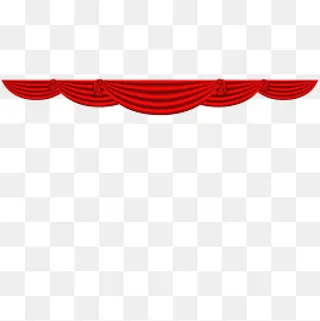 国庆红色飘逸幕布矢量免抠图,免抠元素