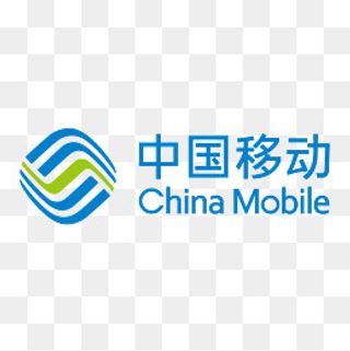 蓝色中国移动logo元素,免抠元素