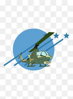 简约扁平卡通建军节空军军用武装,免抠元素