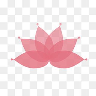 手绘荷花创意图表