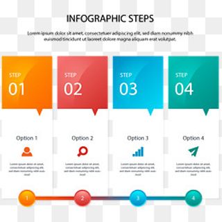 矢量手绘步骤图,免抠元素