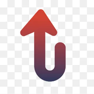 紫色箭头,免抠元素